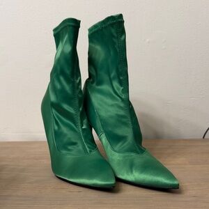 Zara Green Women's Boots